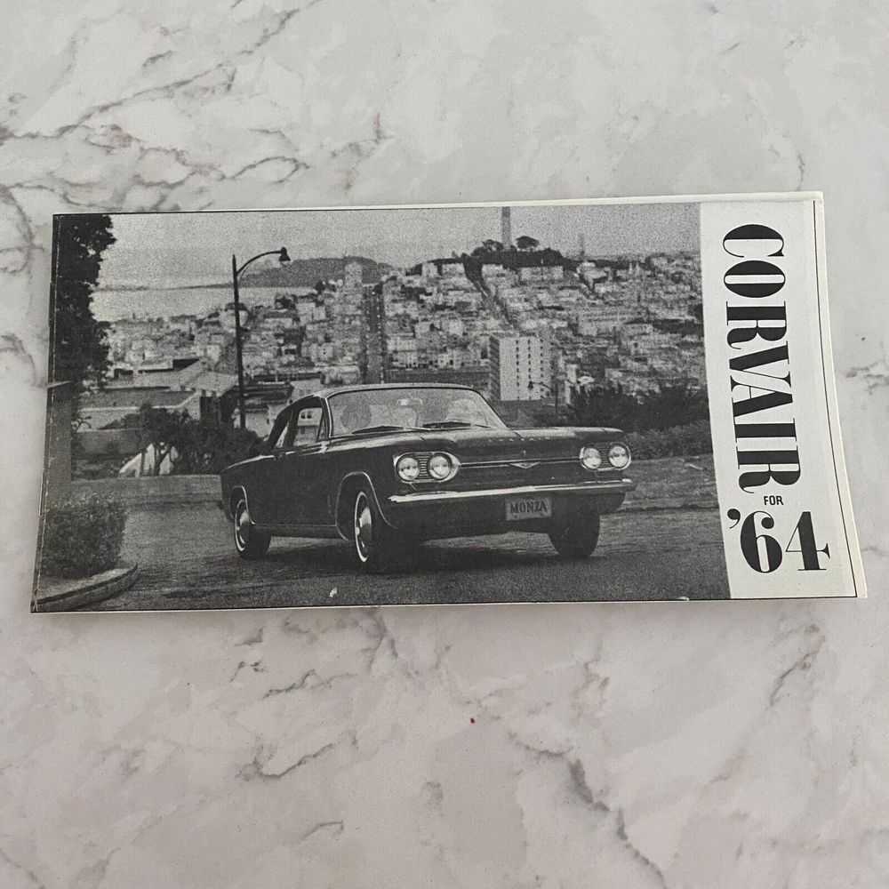 1964 Chevrolet Corvair Monza Spyder, Sedan,‎ Club Coupe Dealer Sales Brochure